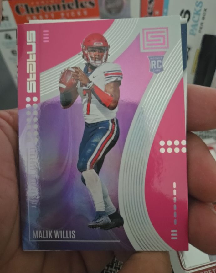 2022 Panini Chronicles Draft Picks Status #12 Malik Willis — front