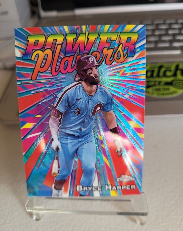 2025 Topps Chrome #PP-6 Bryce Harper Power Players — front