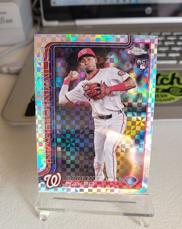 2025 Topps Chrome #231 Darren Baker — front