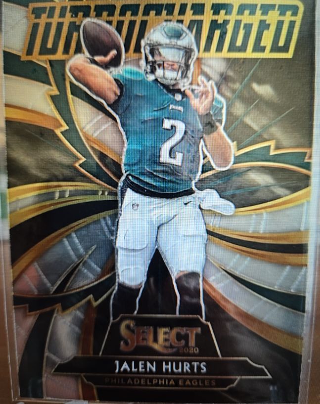 2020 Panini Select Turbocharged #T25 Jalen Hurts — front