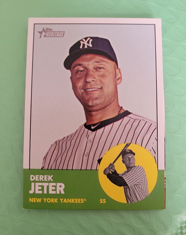 2012 Topps Heritage #20 Derek Jeter — front