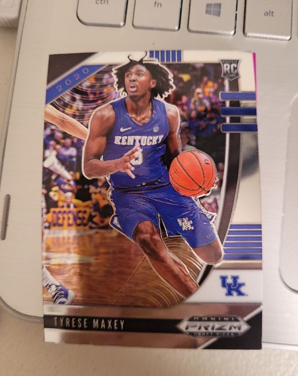 2020 Panini Prizm Draft Picks #54 Tyrese Maxey — front