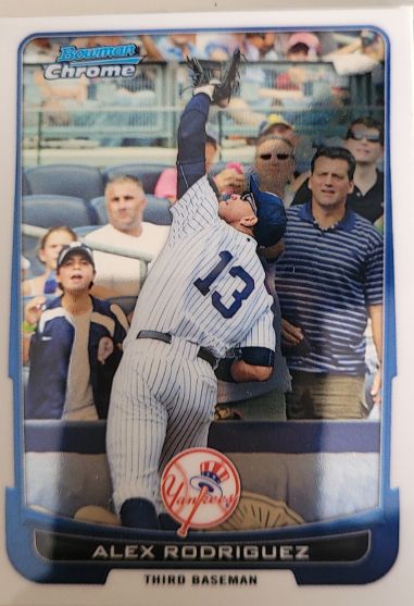 2012 Bowman Chrome #63 Alex Rodriguez — front