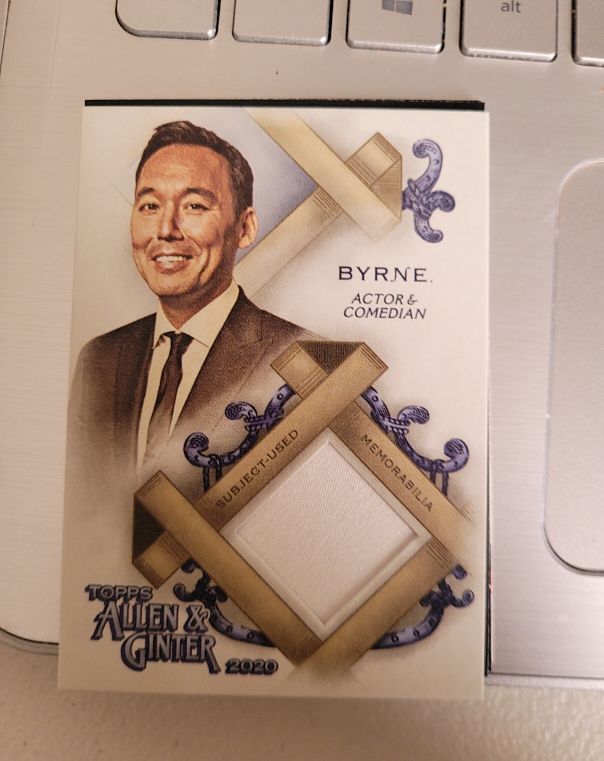 2020 Topps Allen & Ginter #FSRA-SB Steve Byrne — front