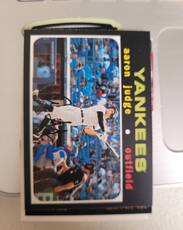 2020 Topps Heritage #395 Aaron Judge — front