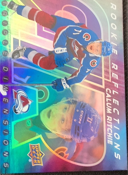2024-25 Upper Deck Extended Rookie Reflections #RR-8 Calum Ritchie — front