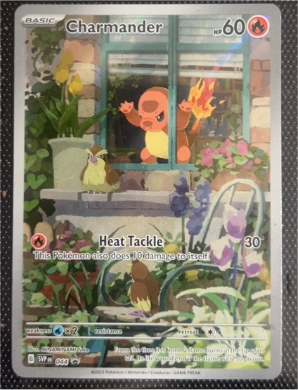 2023 Pokémon Scarlet & Violet Black Star Promo #044 Charmander — front