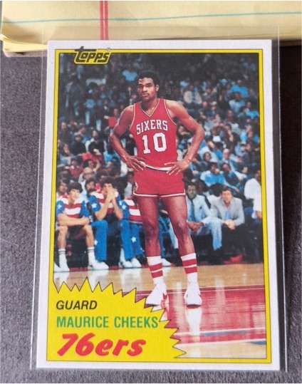1981-82 Topps #90 Maurice Cheeks — front