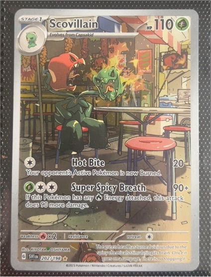 2023 Pokémon SV01: Scarlet & Violet Base Set #202/198 Scovillain — front
