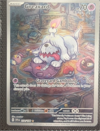 2023 Pokémon Scarlet & Violet #214 Greavard — front