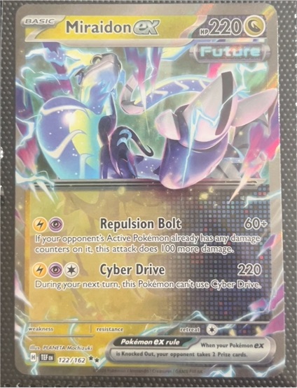 2024 Pokémon Temporal Forces #122 Miraidon ex — front