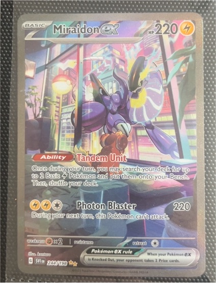 2023 Pokémon SV01: Scarlet & Violet #244 Miraidon ex — front