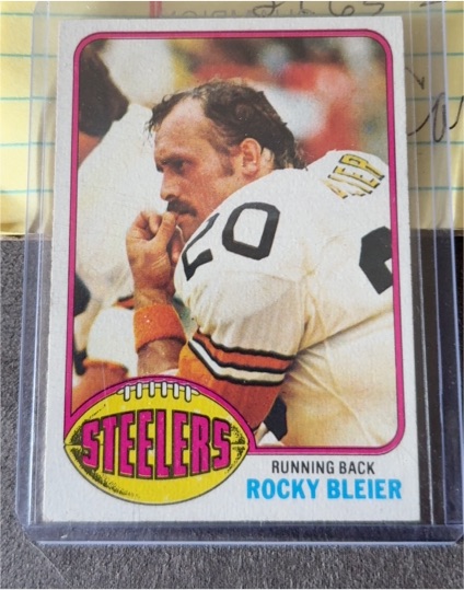 1976 Topps #522 Rocky Bleier — front