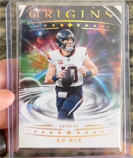 2025 Panini Origins Bo Nix — front