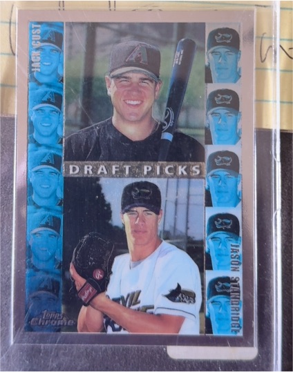 1998 Topps Chrome #495 Jack Cust / Jason Standridge — front