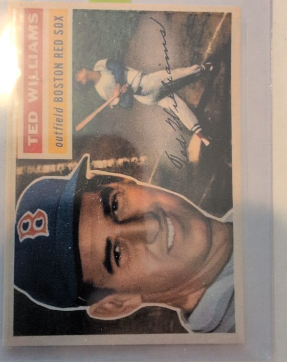 1956 Topps #5 Ted Williams — front
