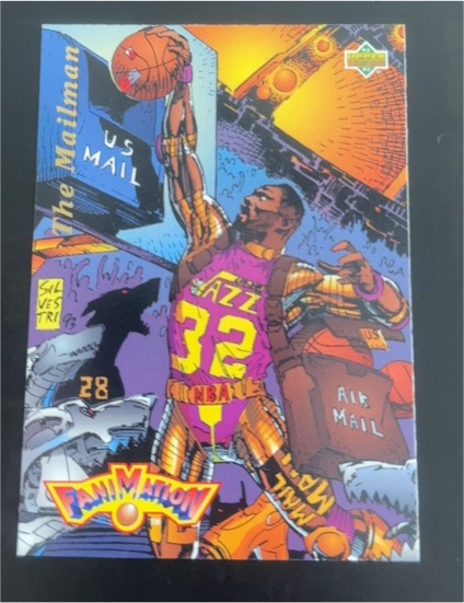 1992-93 Upper Deck FaniMation #508 Karl Malone — front