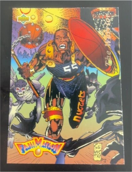 1992-93 Upper Deck Fanimation #509 Dikembe Mutombo The Warrior — front