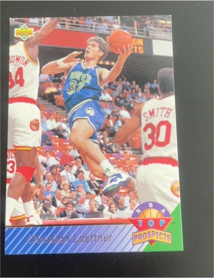 1992-93 Upper Deck #472 Christian Laettner Minnesota Timberwolves — front