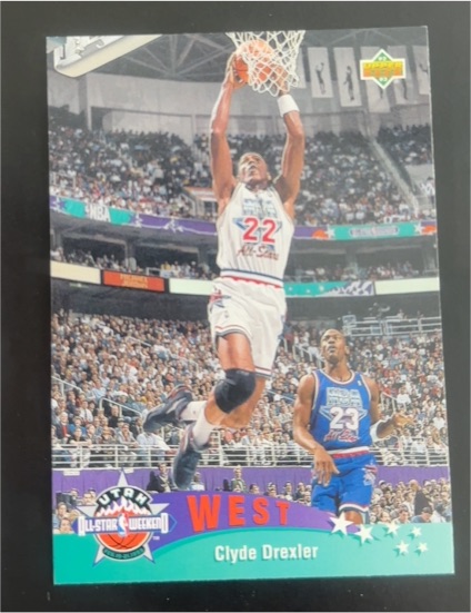 1992-93 Upper Deck #438 Clyde Drexler All-Star — front