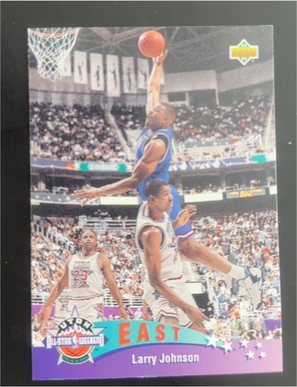 1992-93 Upper Deck #3 Larry Johnson — front