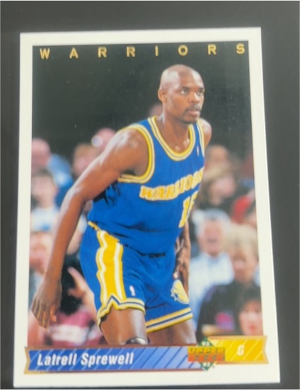 1992-93 Upper Deck #386 Latrell Sprewell — front