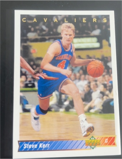 1992-93 Upper Deck #304 Steve Kerr — front