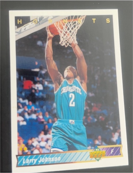 1992 Upper Deck #287 Larry Johnson — front