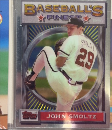 1993 Topps Finest #166 John Smoltz — front
