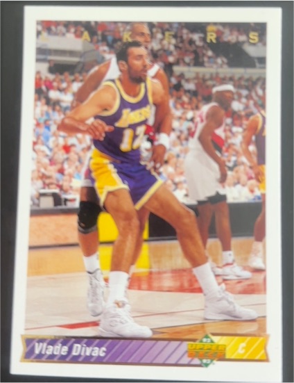 1992-93 Upper Deck #199 Vlade Divac — front