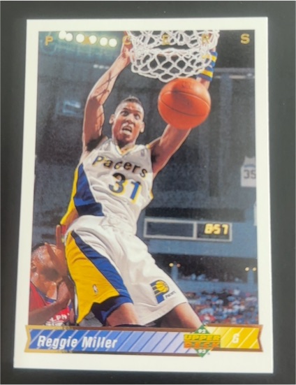 1992-93 Upper Deck #123 Reggie Miller — front