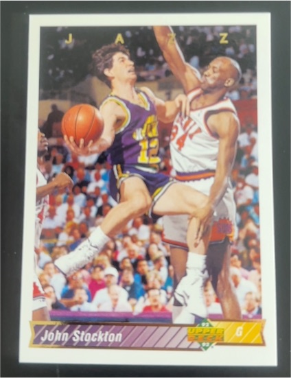 1992-93 Upper Deck #116 John Stockton — front