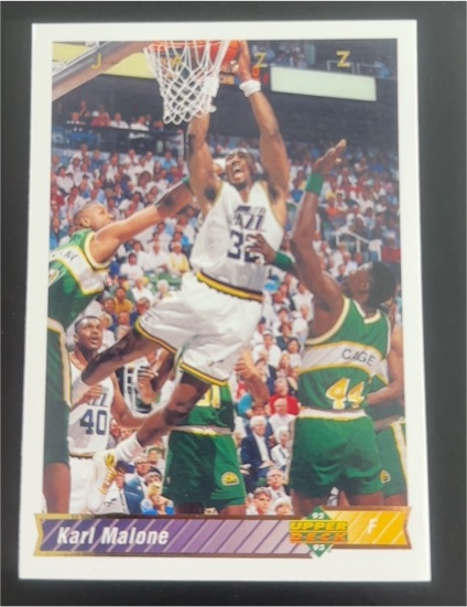 1992-93 Upper Deck #112 Karl Malone — front
