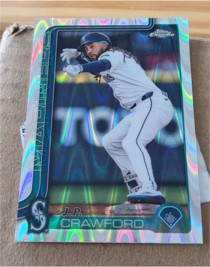 2025 Topps Chrome #181 J.P. Crawford — front