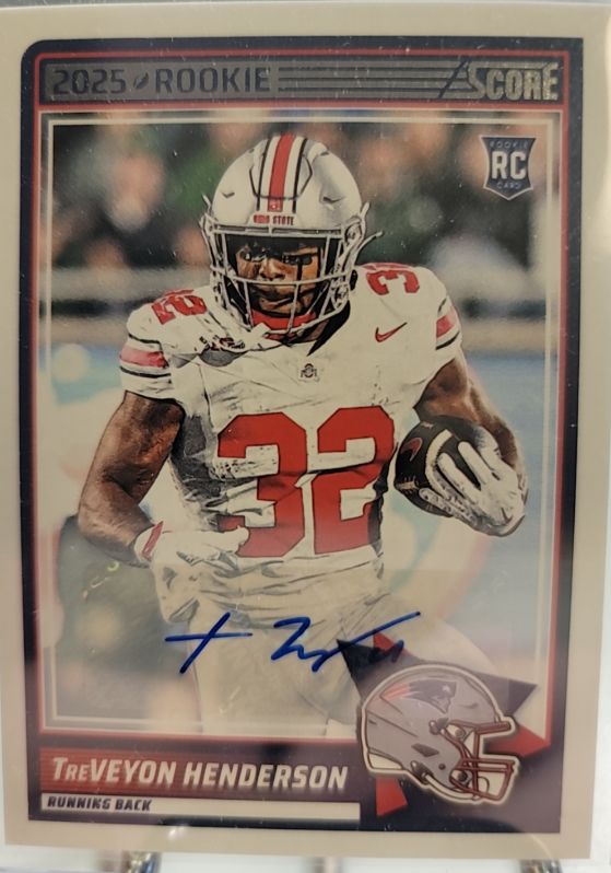 2025 Panini Score #59 TreVeyon Henderson — front