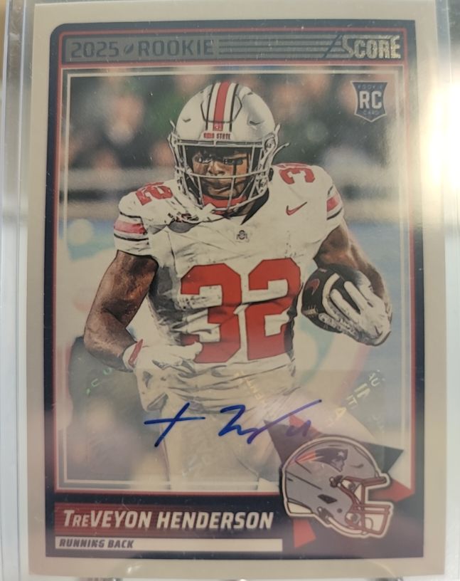 2025 Panini Score #59 TreVeyon Henderson — front