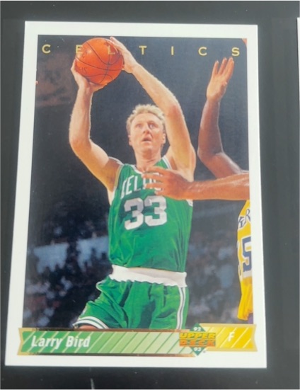 1992-93 Upper Deck #33a Larry Bird Boston Celtics — front
