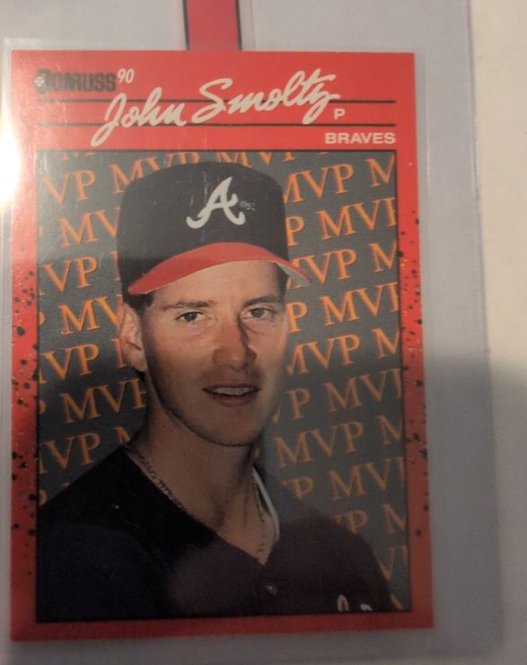 1990 Donruss #BC-12 John Smoltz Bonus MVP — front