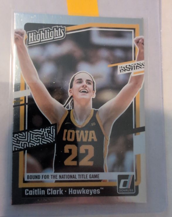 2024 Panini Caitlin Clark Collection Donruss Highlights #H9 Caitlin Clark — front