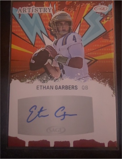 2025 Sage Artistry Ethan Garbers — front