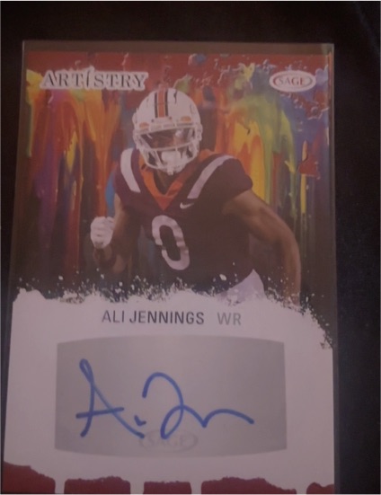 2025 Sage Artistry Red Auto #ART-AJ Ali Jennings — front