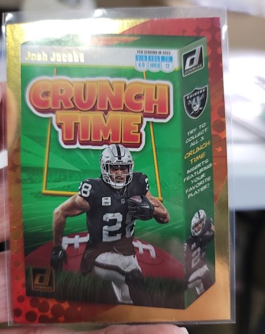2023 Panini Donruss #CT-9 Josh Jacobs Crunch Time — front