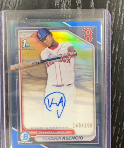 2024 Bowman Chrome #149 Vladimir Asencio — front