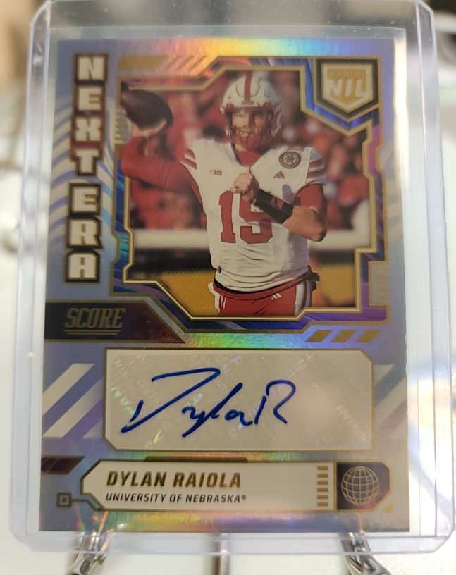 2025 Panini Score Next Era NIL #NEN-DRA Dylan Raiola — front