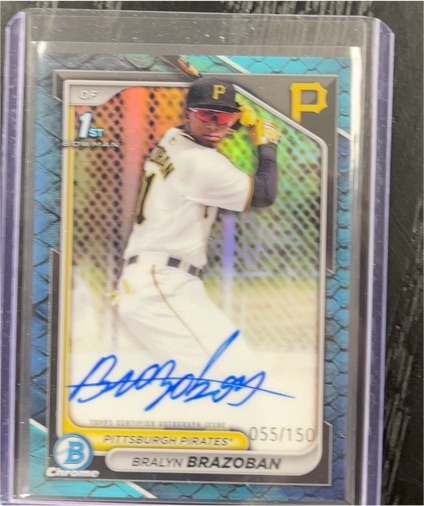 2024 Bowman Chrome #CPA-BB Bralyn Brazoban — front