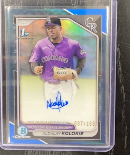 2024 Bowman Chrome #CPA-AK Aldalay Kolokie — front