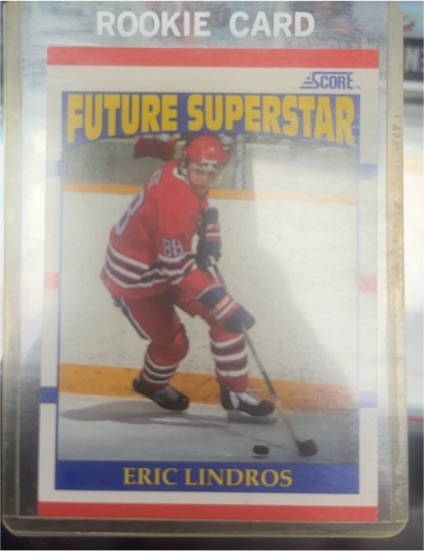 1990-91 Score #440 Eric Lindros Rookie Card — front