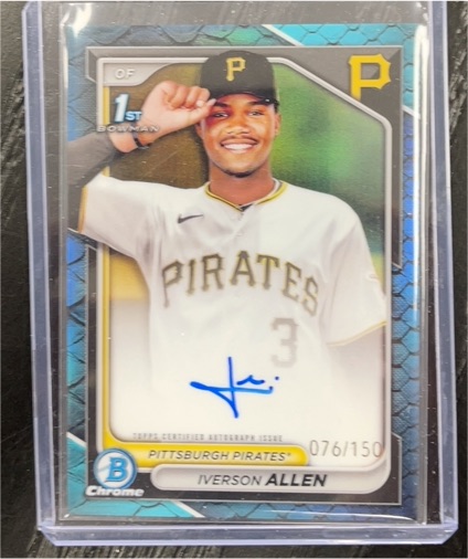 2024 Bowman Chrome #CPA-IA Iverson Allen — front
