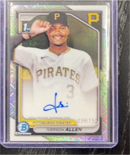 2024 Bowman Chrome #CPA-IA Iverson Allen — front