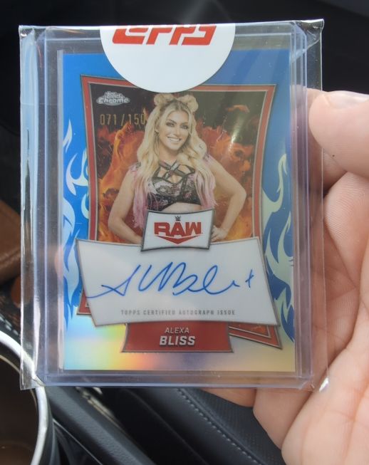 2025 Topps Chrome WWE #RBA-ALE Alexa Bliss — front